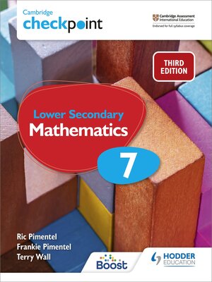 cover image of Cambridge Checkpoint Lower Secondary Mathematics Student's Book 7